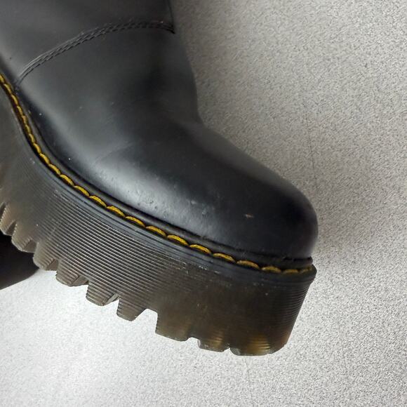 Doc Martens Womens Rometty II Chelsea Boot Black Vintage Smooth Size 10 - Picture 10 of 16